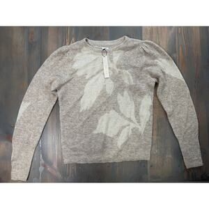 Nic+Zoe Lace Knit Floral Sweater - Size Small - NWT